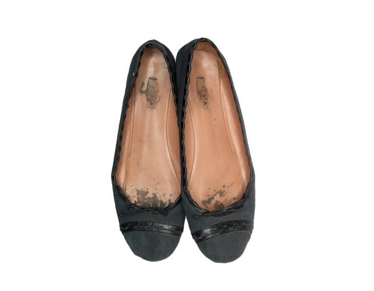 Alaïa ballet flats ballet flats ballerina flats in canvas and leather sex object