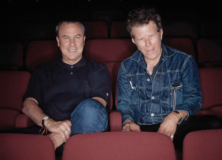 Robert Wilson and Tom Waits photographed by Hansen-Hansen.com at the Betty Nansen theatre, 2001