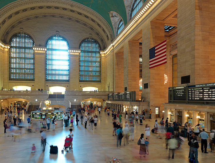 The Main Concourse of the Grand Central Terminal